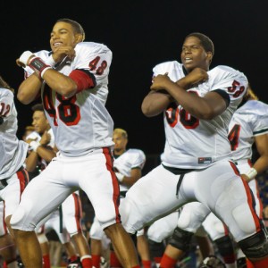 The Euless Trinity Haka has become a signature of the team. Gray Muncy on Flickr.